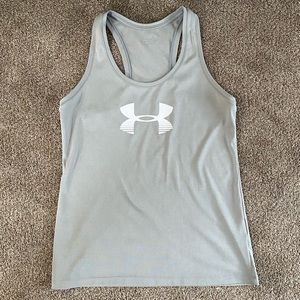 Gray Under Armour Tank size small